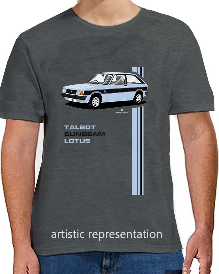 Talbot Sunbeam Lotus Mk2 in Blue & Black T Shirt