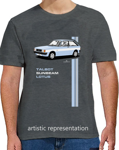 Talbot Sunbeam Lotus Mk2 in Blue & Silver T Shirt