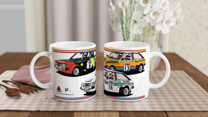 Talbot Sunbeam Lotus Rally Cars Art Mug