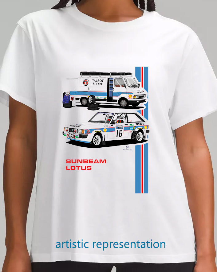 Talbot Sunbeam Lotus Mk1 in Black & Silver T Shirt