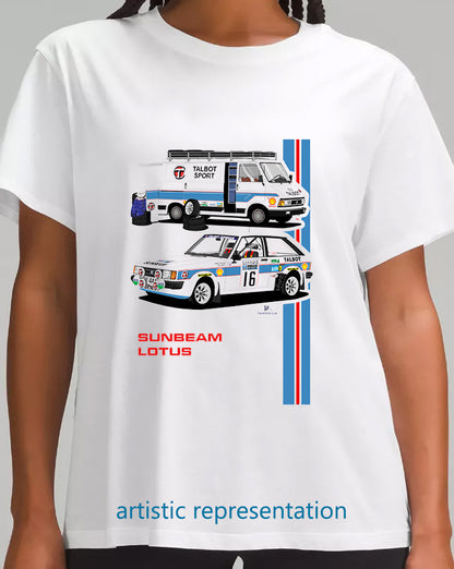 Talbot Sunbeam Lotus Mk1 in Black & Silver T Shirt