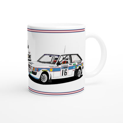 Talbot Sunbeam Lotus Works Rally Car Art Mug 