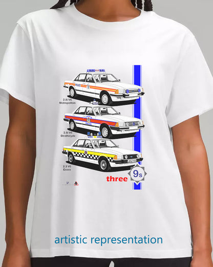 Police Ford Granada Mk2 T Shirt