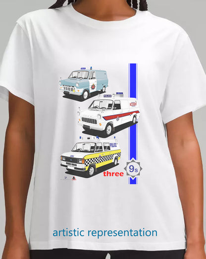 Police Ford Granada Mk2 T Shirt