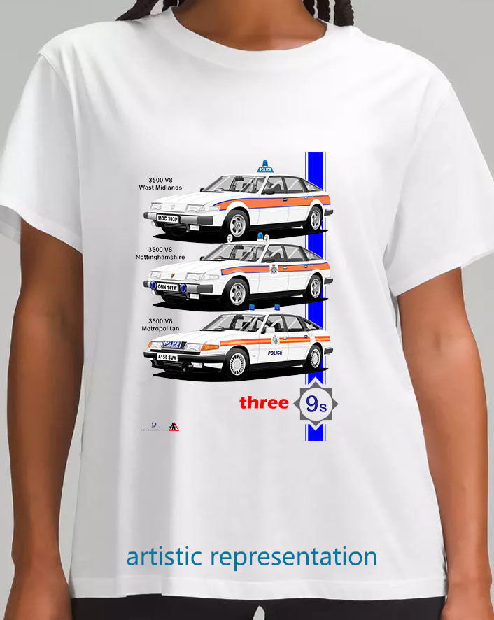 Police Rover SD1 Art T Shirt