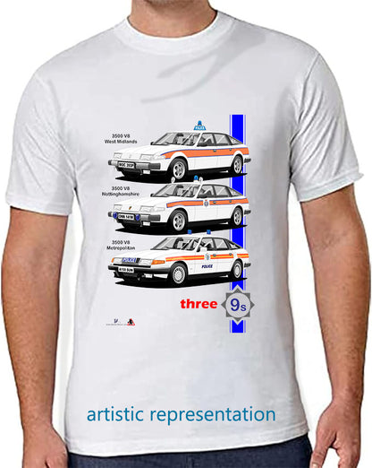 Police Rover SD1 Art T Shirt