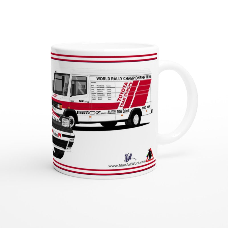 Toyota Celica ST165 Rally Car Art Mug 