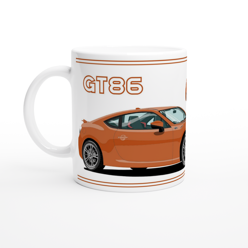 Toyota GT86 Art Mug in Bronze