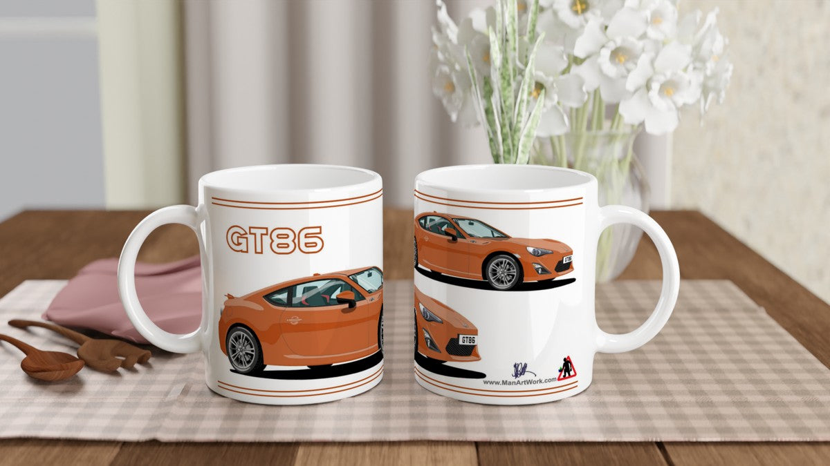 Toyota GT86 Art Mug in Bronze