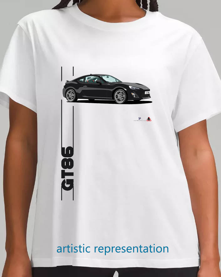 Toyota GT86 Black Art T Shirt