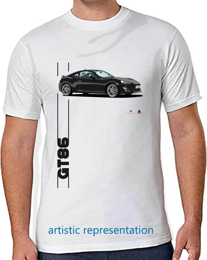 Toyota GT86 Black Art T Shirt