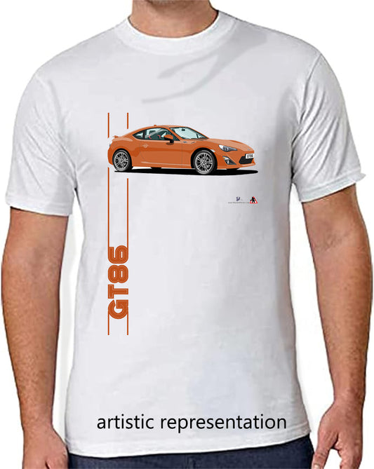 Toyota GT86 Bronze Art T Shirt