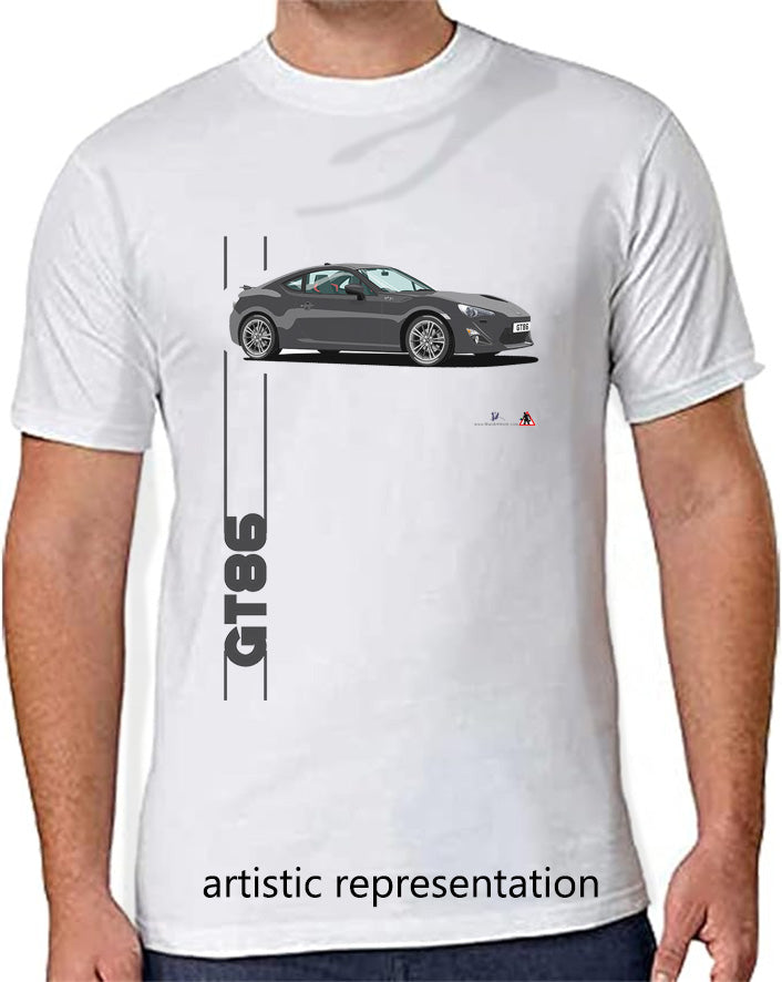 Toyota GT86 Gray Art T Shirt