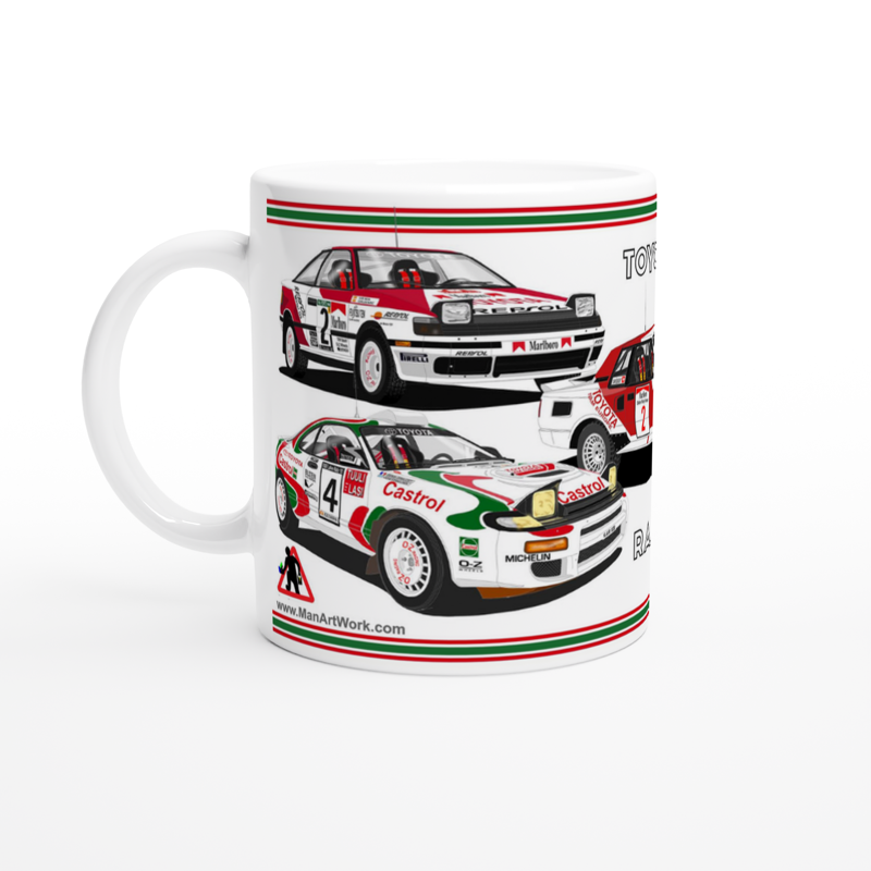 Toyota Rally Car Art Mug 