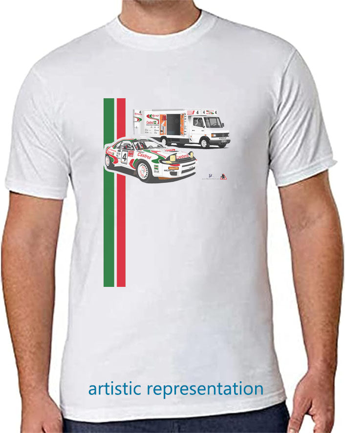 Toyota ST185  with van Rally T Shirt