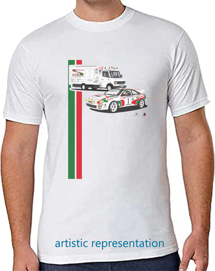 Toyota ST205  with van Rally T Shirt