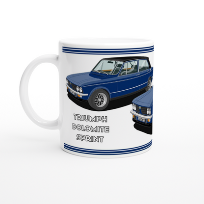 Triumph Dolomite Sprint in Dark Blue Art Mug