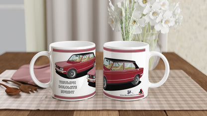 Triumph Dolomite Sprint in Dark Red Art Mug