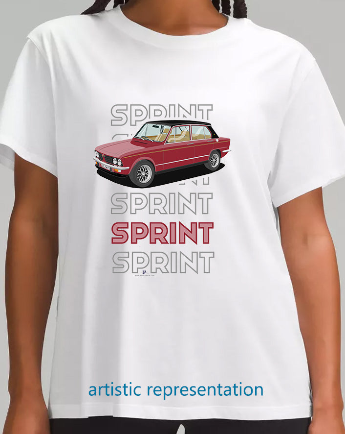 Triumph Dolomite Sprint in Dark Red Art T Shirt (Words)