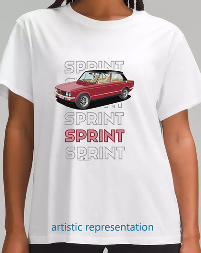 Triumph Dolomite Sprint in Dark Red Art T Shirt (Words)