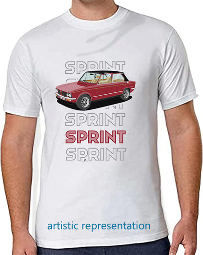 Triumph Dolomite Sprint in Dark Red Art T Shirt (Words)