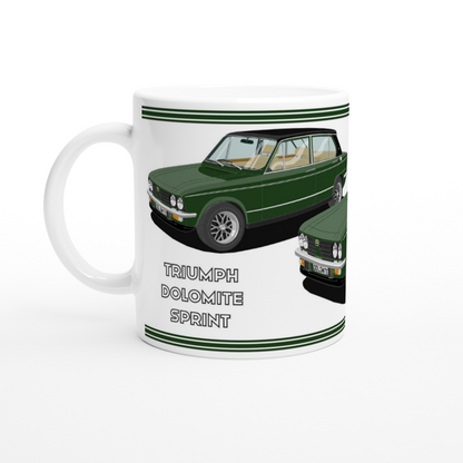 Triumph Dolomite Sprint in Green Art Mug