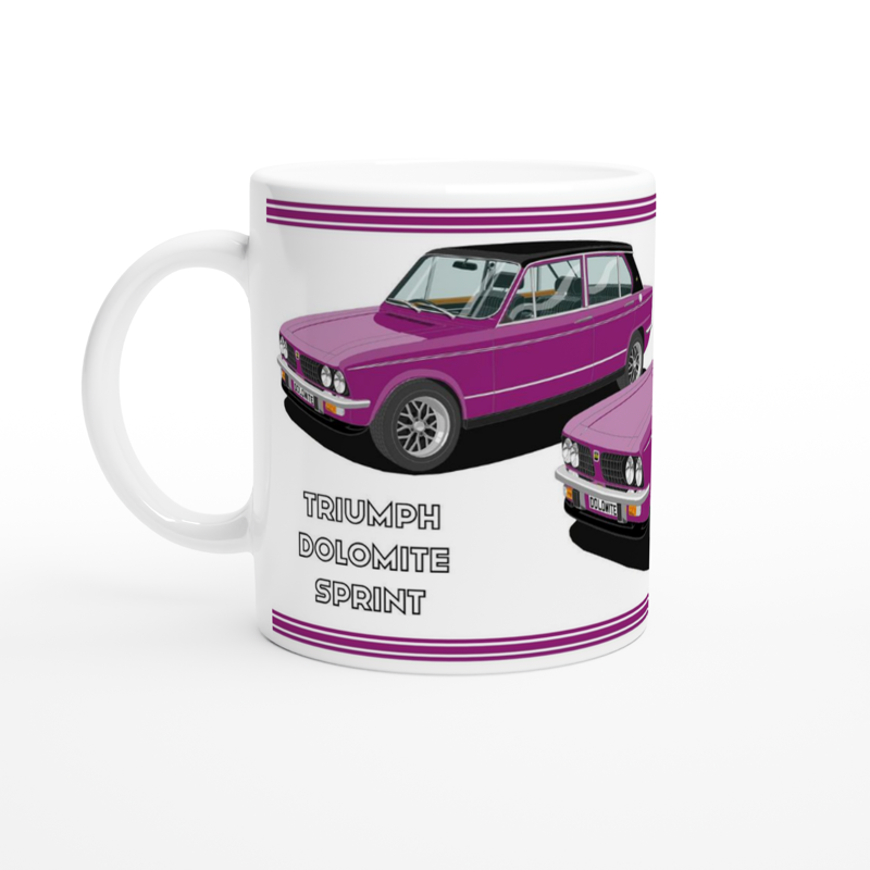 Triumph Dolomite Sprint in Purple Art Mug