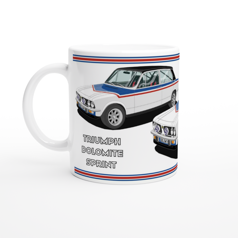 Triumph Dolomite Sprint Rally Art Mug