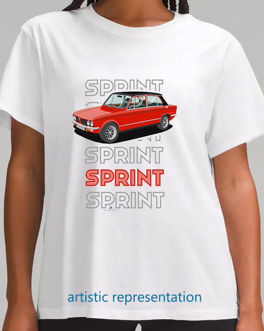 Triumph Dolomite Sprint in Red Art T Shirt (Words)