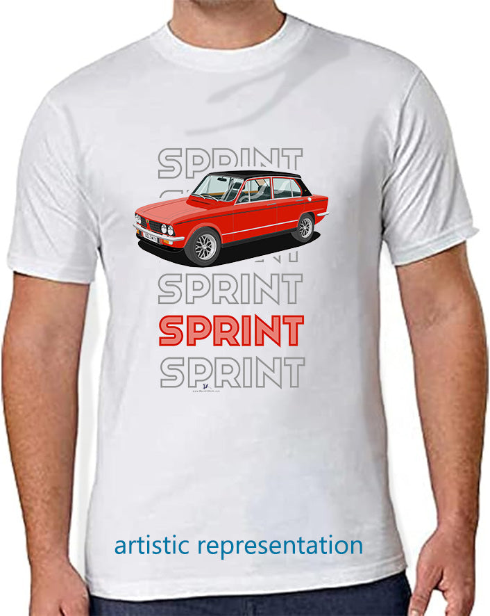 Triumph Dolomite Sprint in Red Art T Shirt (Words)