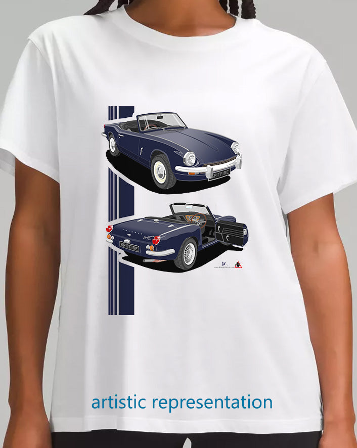 Triumph Spitfire Mk3 in Dark Blue T shirt