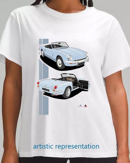 Triumph Spitfire Mk3 in Light Blue T shirt