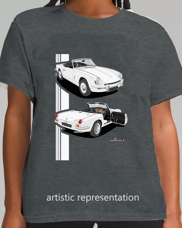 Triumph Spitfire Mk3 in White T shirt