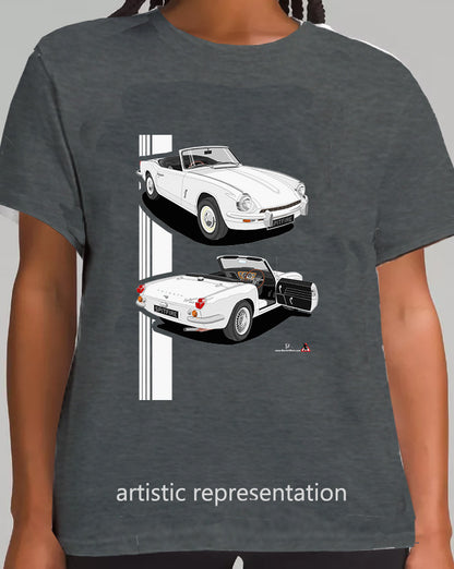 Triumph Spitfire Mk3 in White T shirt