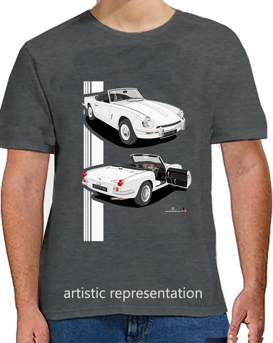 Triumph Spitfire Mk3 in White T shirt