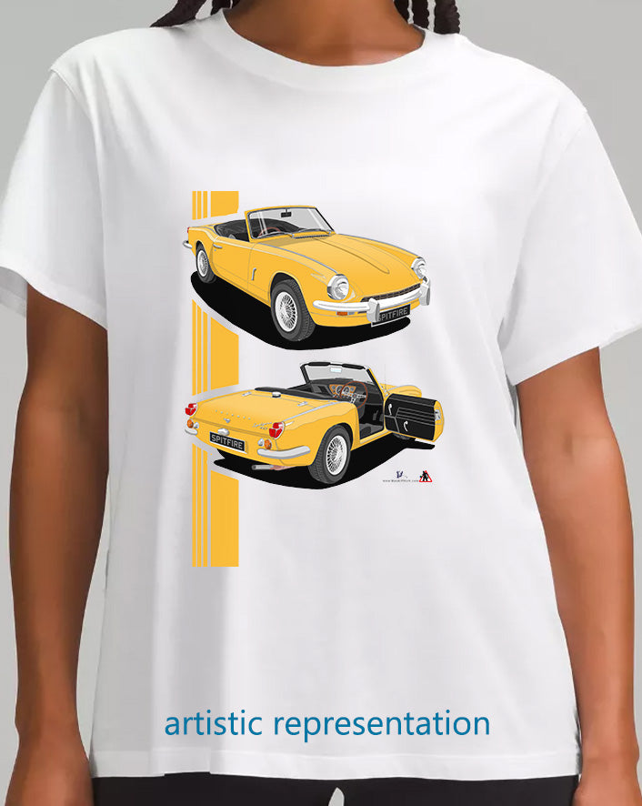 Triumph Spitfire Mk3 in Yellow T shirt