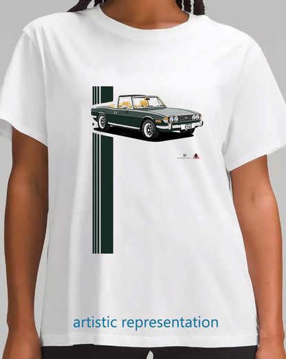 Triumph Stag in Green/Beige T Shirt