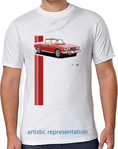 Triumph Stag in Red/Beige T Shirt