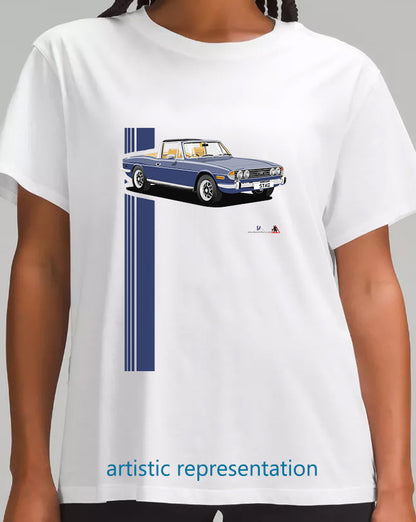 Triumph Stag in Blue/Beige T Shirt