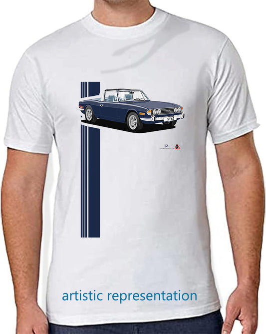 Triumph Stag in Blue T Shirt