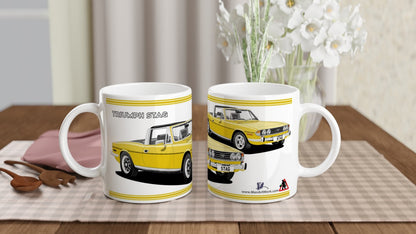 Triumph Stag Yellow and Black Car Mug