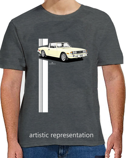 Triumph Stag in Jasmine and Black T Shirt