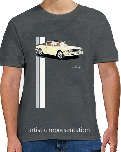 Triumph Stag in Cream/Tan T Shirt