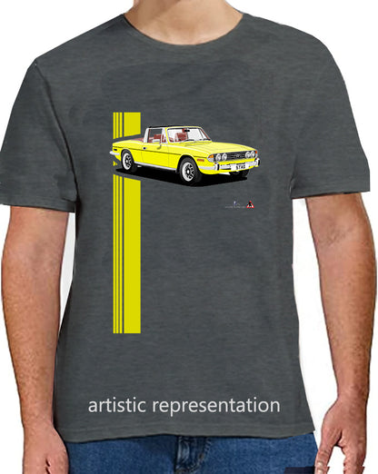 Triumph Stag in Yellow/Brown T Shirt