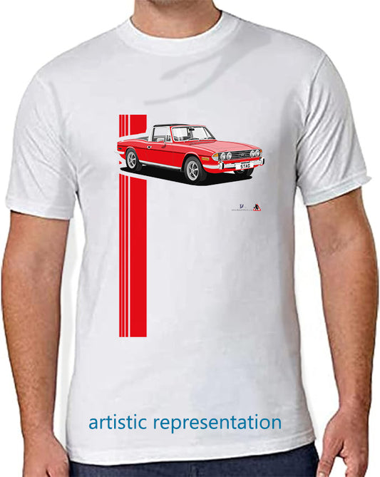 Triumph Stag in Red/Black T Shirt