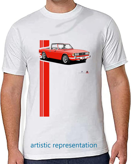 Triumph Stag in Pimento Red and Black 71-72 T Shirt