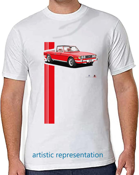 Triumph Stag in Red/Brown T Shirt