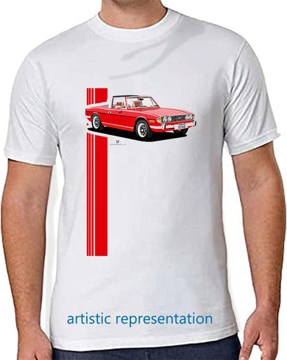 Triumph Stag in Pimento Red and Chestnut T Shirt