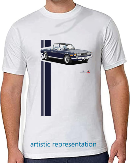 Triumph Stag in Dark Blue/Blue T Shirt