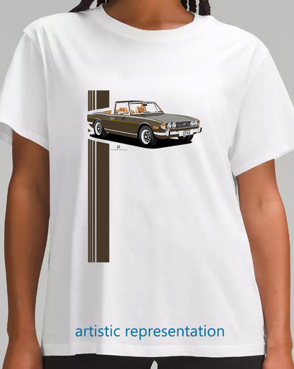Triumph Stag in Sienna Brown and Tan T Shirt